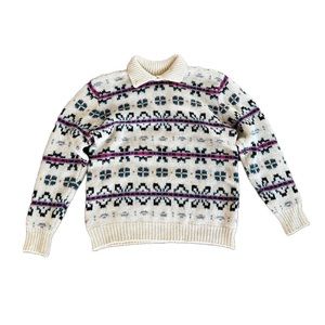 70s vintage knit wool sweater